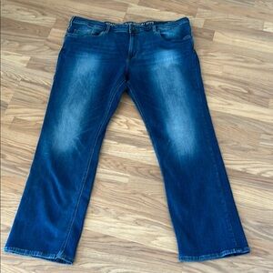 Buffalo David Bitton Blue Slim Straight Jeans